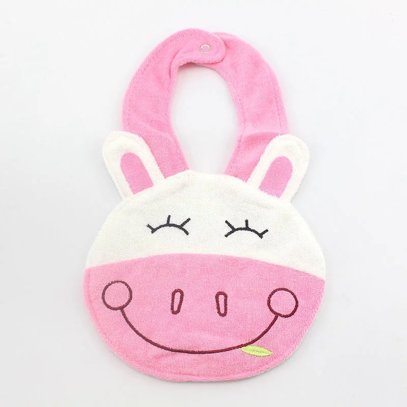 Baberos suaves para niñas, delantal para niños, accesorios para recién nacidos, artículos de material, cena de alimentación sólida, toalla de pato de Animal, niños pequeños