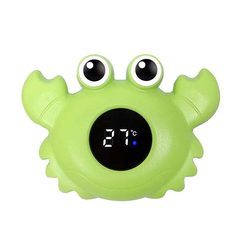 Medidor de temperatura de baño para bebé, medidor de temperatura de baño Digital flotante para agua, pantalla LED, probador de temperatura, dibujos animados de seguridad