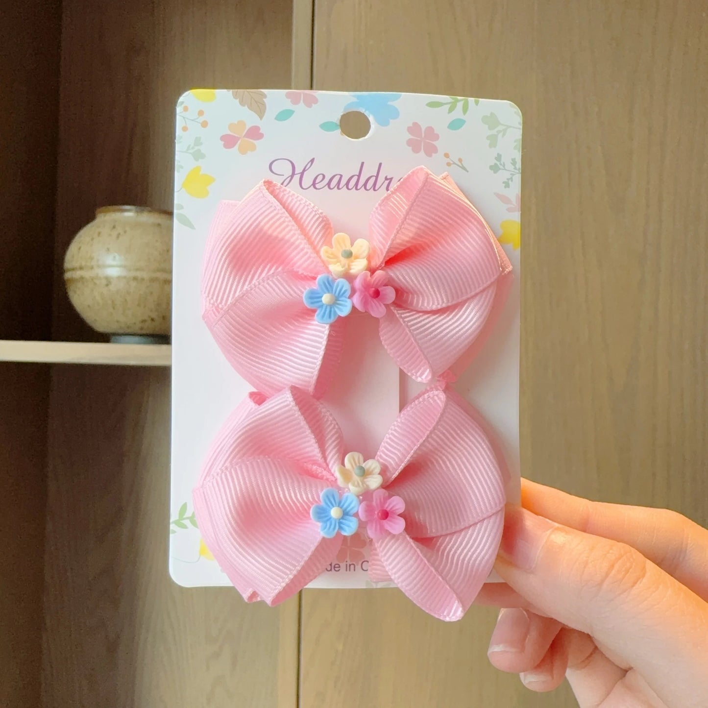 2 uds. De lazos para el pelo lisos para bebé, pinzas para el pelo, horquilla con lazo para niña, pasadores con lazo, accesorios para el cabello para niños