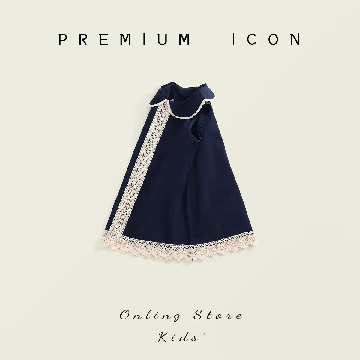 Vestido de retazos de encaje para niños verano 2025 nueva falda de chaleco sin mangas de encaje de estilo Retro para niñas