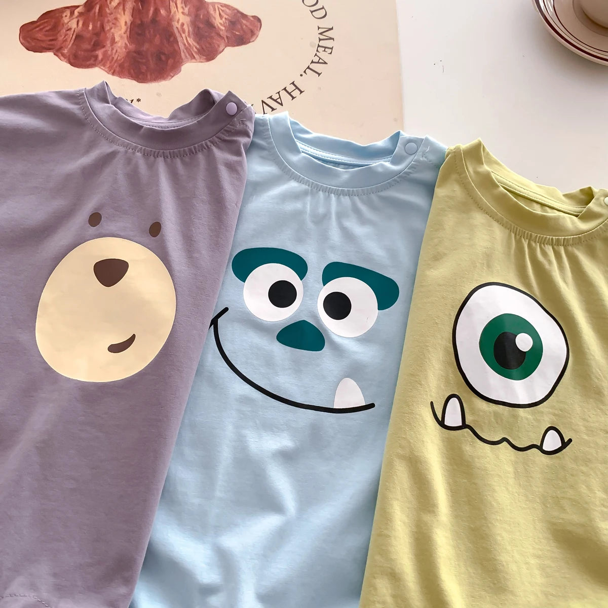 Mono de verano para bebé, mono de algodón suelto bonito con dibujos animados para bebé de 0 a 24 meses