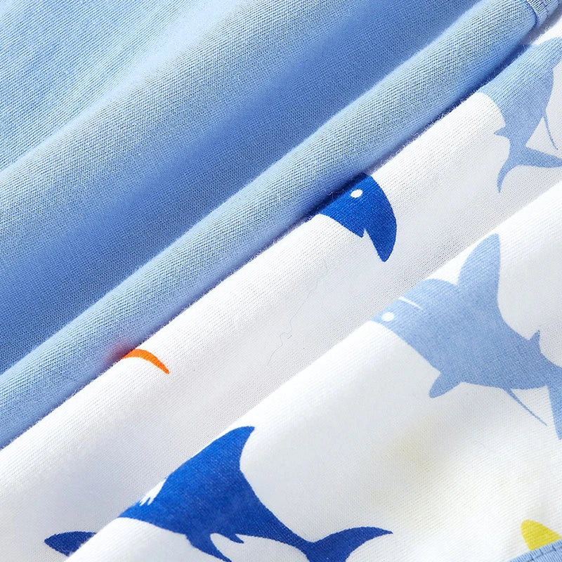 Conjunto de 2 piezas de chaleco y pantalones cortos transpirables de algodón para niños y niñas, chándal de verano con estampado de dibujos animados, ropa informal, traje de 1 a 6 años