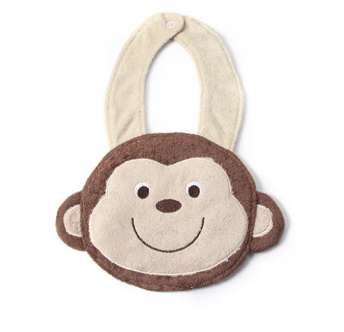 Baberos suaves para niñas, delantal para niños, accesorios para recién nacidos, artículos de material, cena de alimentación sólida, toalla de pato de Animal, niños pequeños