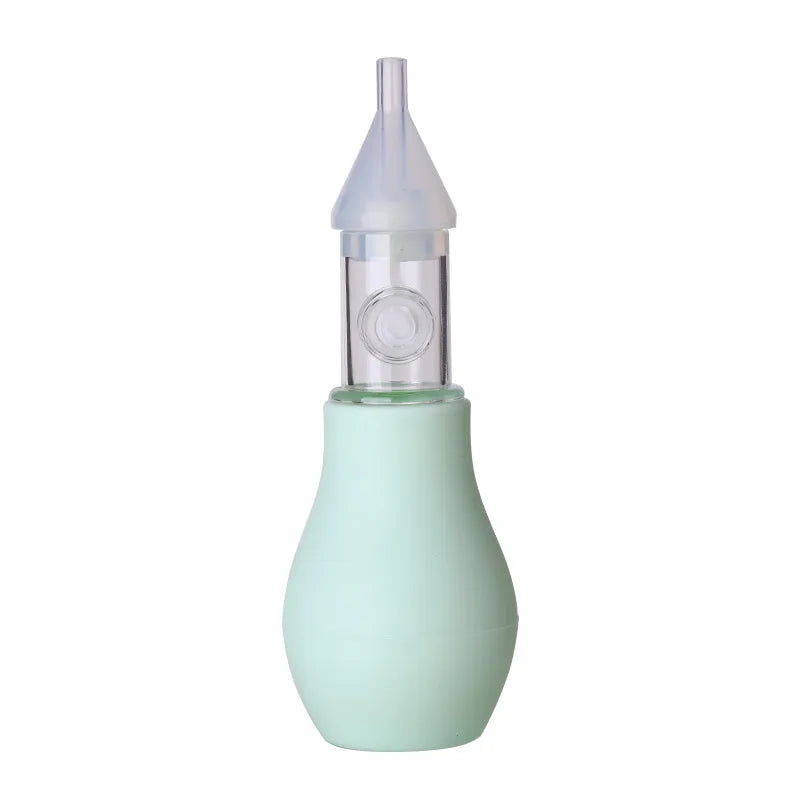 Aspirador Nasal de silicona para bebé, bomba de succión, limpiador de nariz, dispositivo de limpieza de nariz relajante, herramientas de limpieza Nasal