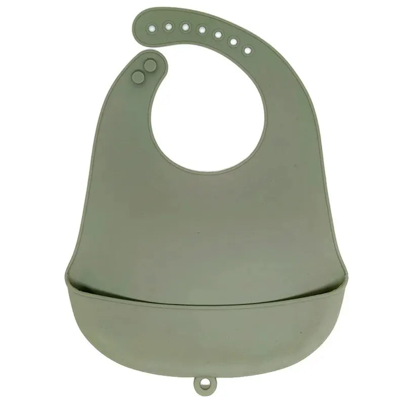 Baberos de silicona para comer para bebés, Baberos para bebés fáciles de limpiar, toalla babeante, Baberos impermeables de silicona para niños