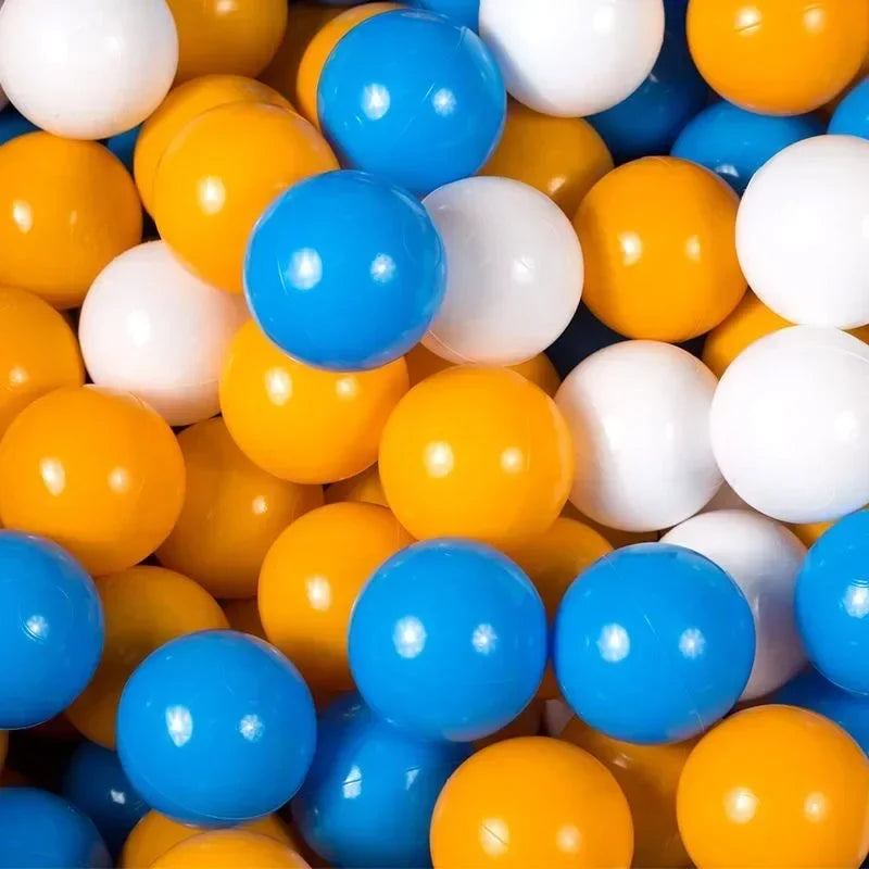 50 Uds. Bolas de plástico de colores para bebé, piscina de agua, pelota de ola oceánica, piscina para niños con aro de baloncesto, casa de juegos, tiendas de campaña al aire libre, accesorios de juguete