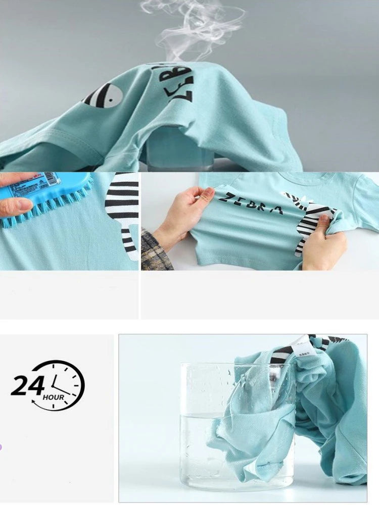 Camisetas de algodón + Pantalones cortos, conjunto de chándal de 2 piezas, traje de verano con estampado de dinosaurio y cebra de dibujos animados para niños y niñas, ropa para bebés de 1 a 6 años
