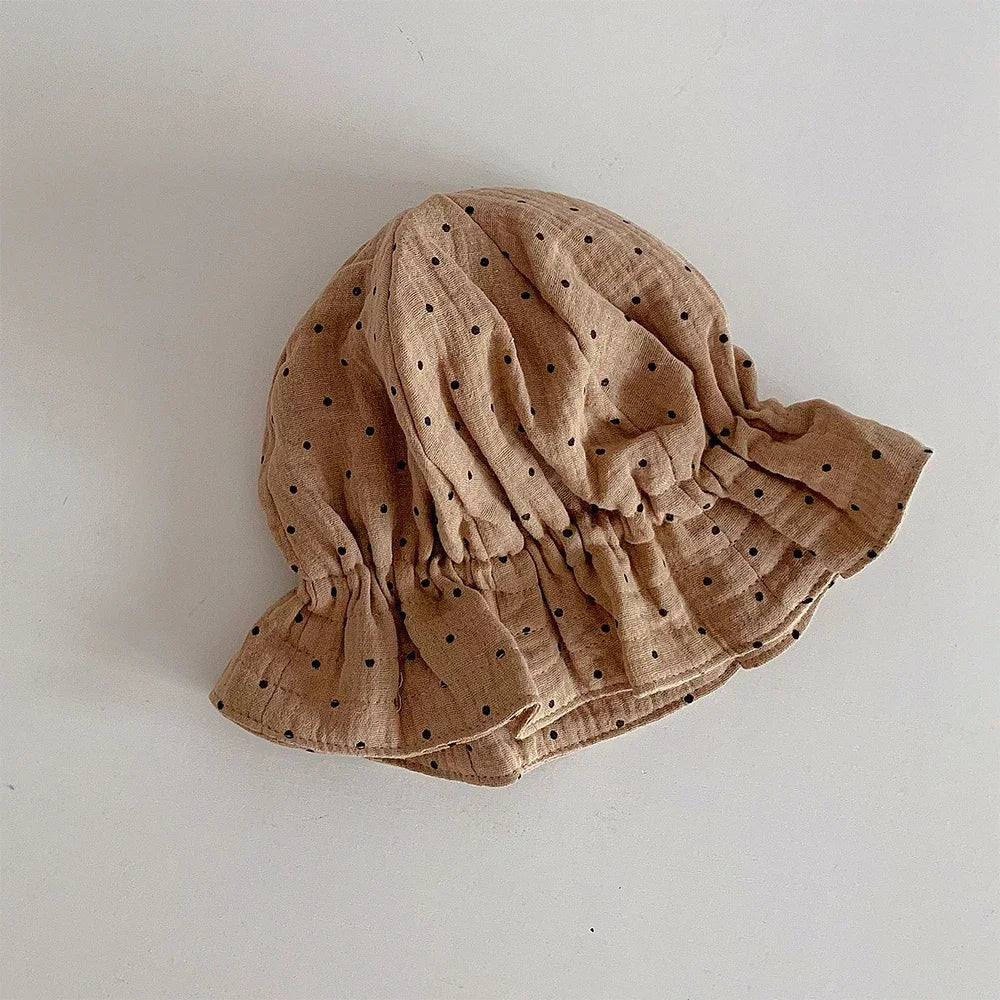 Sombrero de bebé de estilo coreano, sombrero de cubo para bebé recién nacido de verano, sombreros para el sol para niños, gorra de Panamá para niños, gorra de playa para viajes al aire libre, 1 unidad