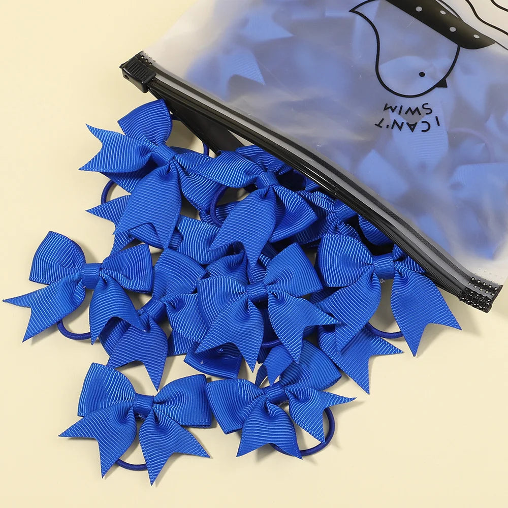 5/10/20 piezas Mini lazos sólidos bandas elásticas para el cabello niños niñas pequeña banda de goma cuerda para el cabello Cola de Caballo titular accesorios para el cabello