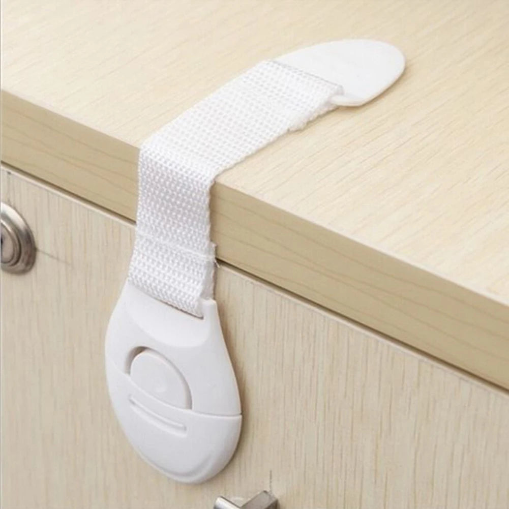 10 Uds. Cerradura de seguridad para gabinete para niños, Protector de seguridad a prueba de bebés, cerradura para puerta de cajón, protección de plástico, cerradura de puerta de seguridad para niños