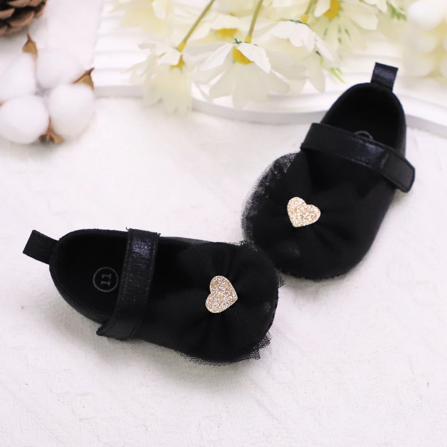 Zapatos de paso para bebé, primer par de zapatos para niños pequeños, zapatos de bebé, zapatos de moda antideslizantes transpirables para niñas, estilo de encaje de princesa