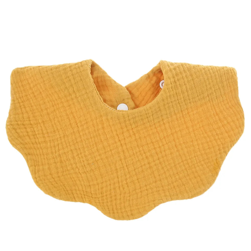 1pcs Cotton Soft Baby Bibs Solid Color Infant Bib Newborn Burp Cloths Bandana Scarf for Kids Boy Girls Feeding Saliva Towel