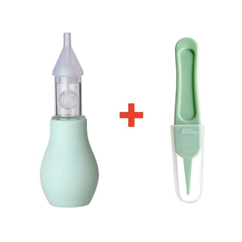 Aspirador Nasal de silicona para bebé, bomba de succión, limpiador de nariz, dispositivo de limpieza de nariz relajante, herramientas de limpieza Nasal