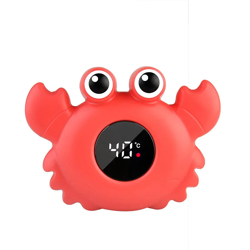 Medidor de temperatura de baño para bebé, medidor de temperatura de baño Digital flotante para agua, pantalla LED, probador de temperatura, dibujos animados de seguridad