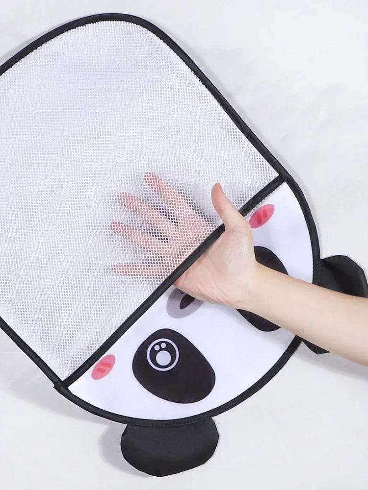 Cesta colgante de ducha de animales de dibujos animados, bolsa de malla bonita, organizador de almacenamiento para el baño, soporte para niños, bolsa de red para juguetes de agua para baño de bebé