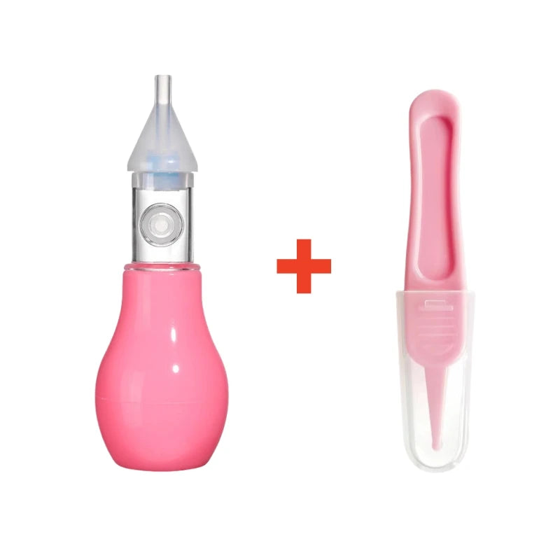 Aspirador Nasal de silicona para bebé, bomba de succión, limpiador de nariz, dispositivo de limpieza de nariz relajante, herramientas de limpieza Nasal