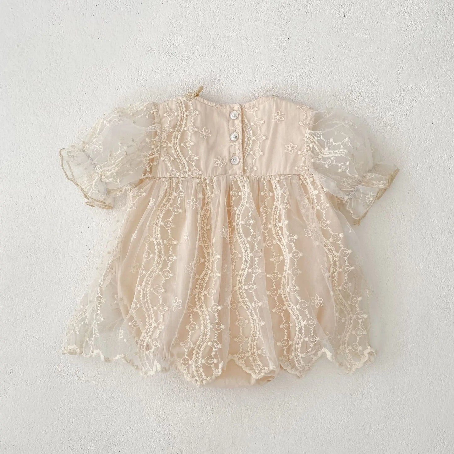 Nuevo vestido de hermanas para niñas pequeñas, vestidos de princesa de encaje, traje de verano para niñas, ropa infantil de algodón para hermanas gemelas