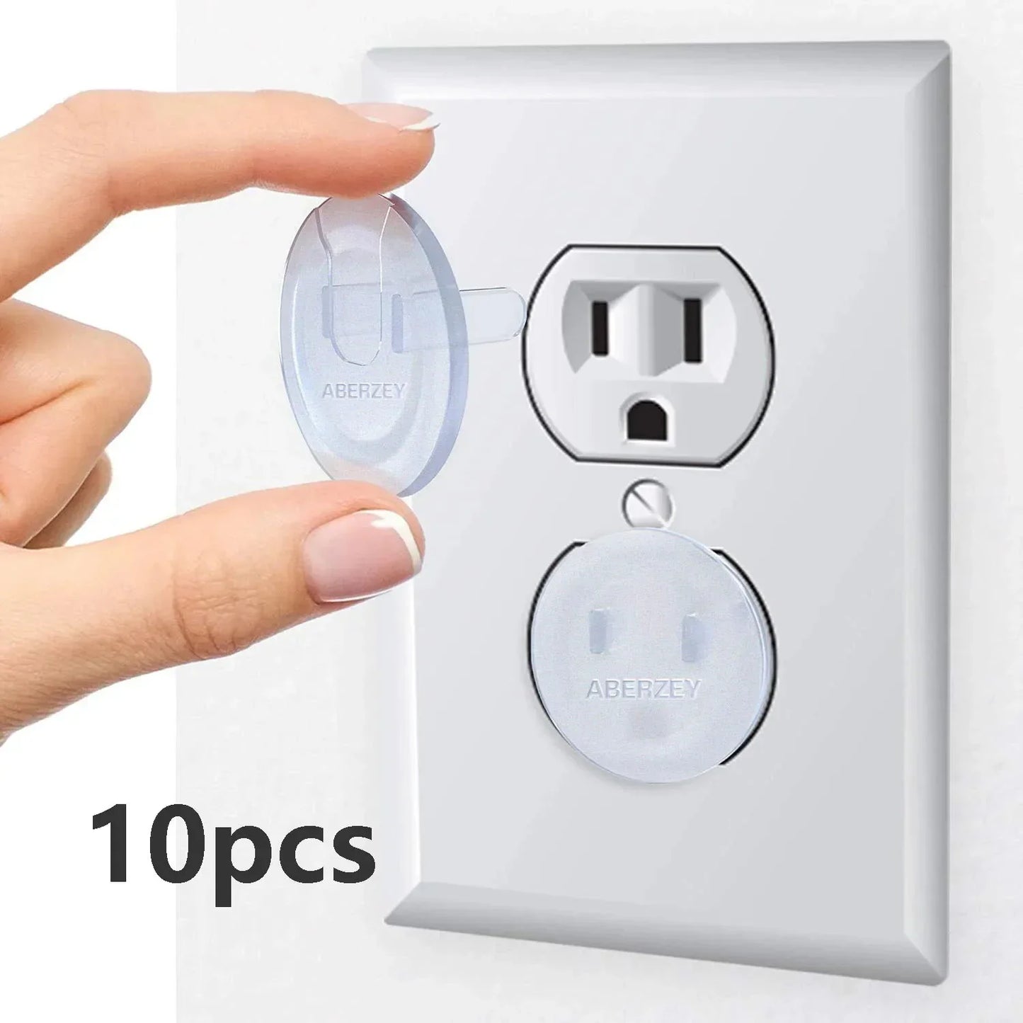 10 Uds. Cubiertas de enchufe estándar americano protección para bebés seguridad seguridad infantil enchufe eléctrico cubierta de enchufe de protección para niños