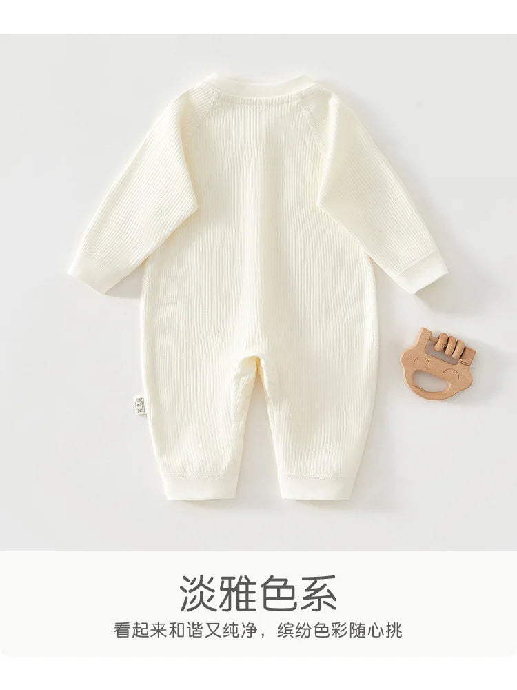 AYNIGIELL Mono para bebé, ropa de dormir de primavera y otoño, ropa de algodón puro para recién nacidos de 0 a 18 meses, mono para niños y niñas