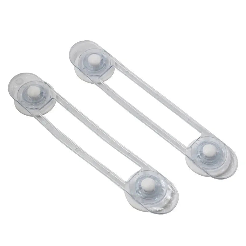5 uds nuevos niños multifuncional seguridad transparente Anti-apertura cinturón suave cerradura de seguridad cerradura de cajón de bebé cerradura de refrigerador