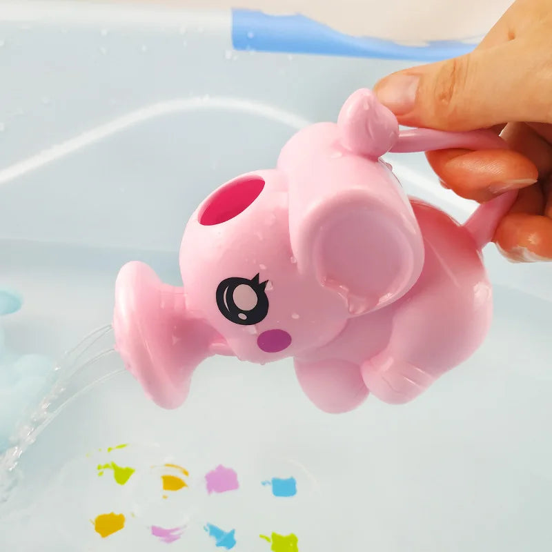 Juguete de baño para bebé, baño, lindo elefante, ducha, natación, rociador de agua, nubes, ducha, juguete de baño para niños, juguete para jugar en el agua