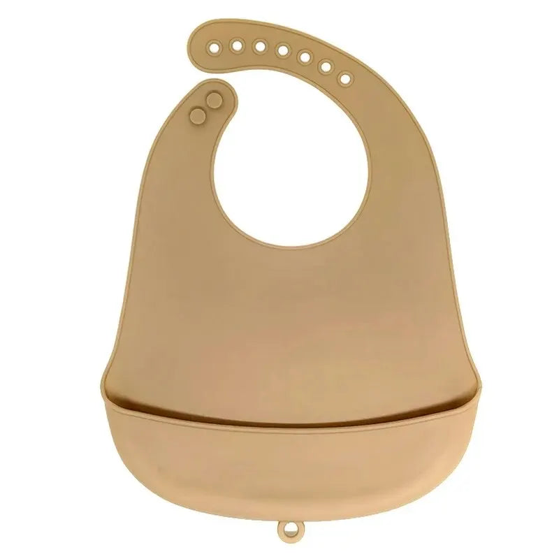 Baberos de silicona para comer para bebés, Baberos para bebés fáciles de limpiar, toalla babeante, Baberos impermeables de silicona para niños