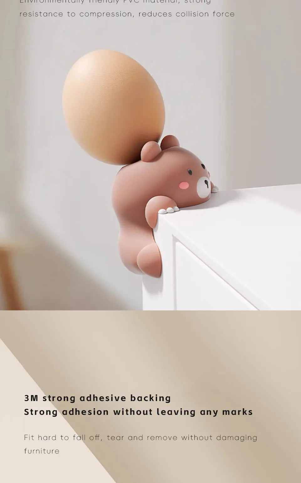 AIBEDILA niños silicona anticolisión ángulo dibujos animados lindo protección de seguridad esquina mesa pasta juegos de protección de seguridad para bebés