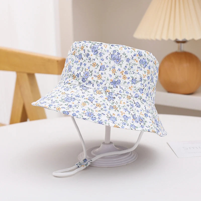 Sombrero de Sol de Panamá para bebé, gorra de pescador de dibujos animados para niño y niña, sombrero de cubo para bebé al aire libre, novedad de verano y otoño