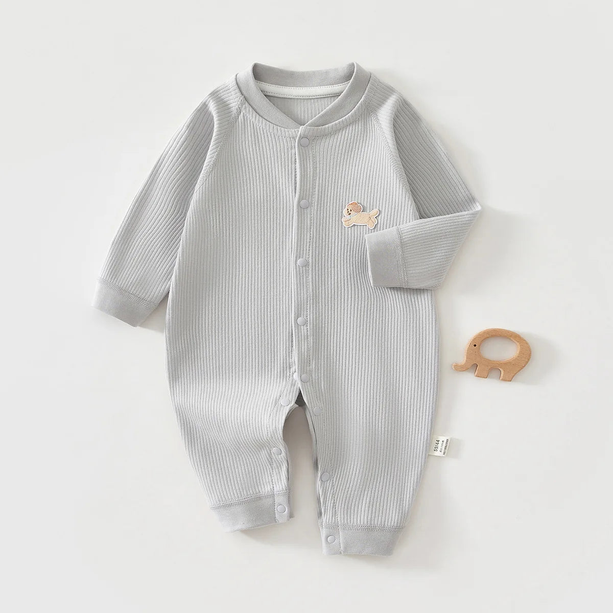 AYNIGIELL Mono para bebé, ropa de dormir de primavera y otoño, ropa de algodón puro para recién nacidos de 0 a 18 meses, mono para niños y niñas