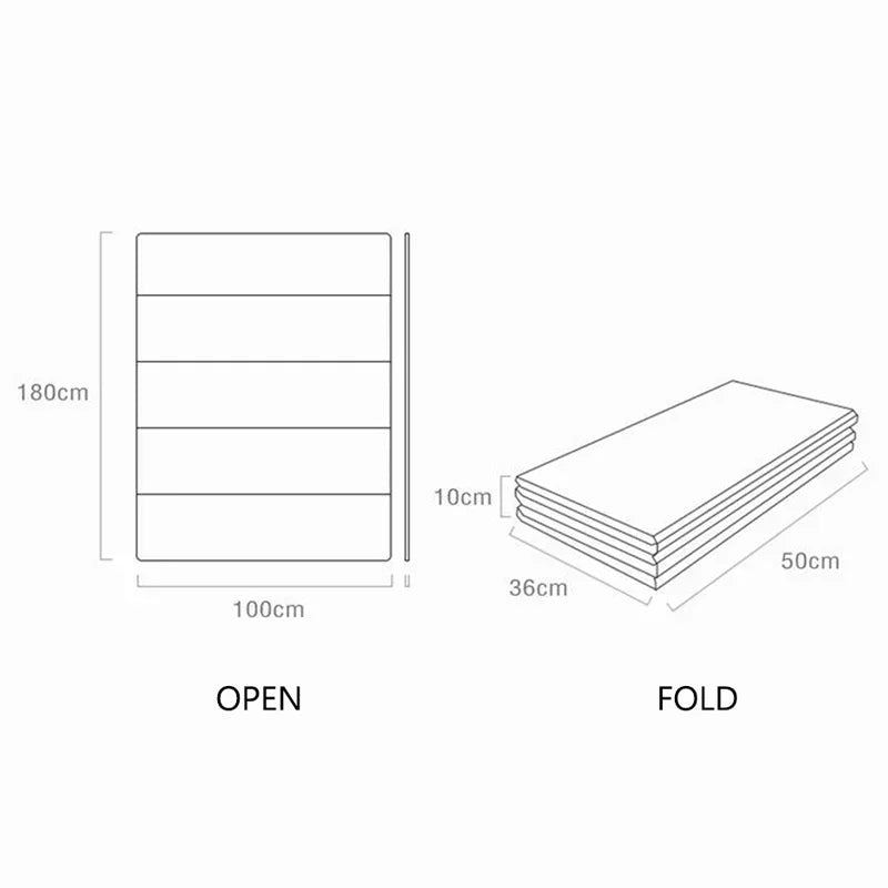 Alfombra de juego para bebés de 97x177cm, alfombra plegable para niños, alfombra para habitación de niños con patrón de doble cara, superficie de actividad educativa fácil de llevar