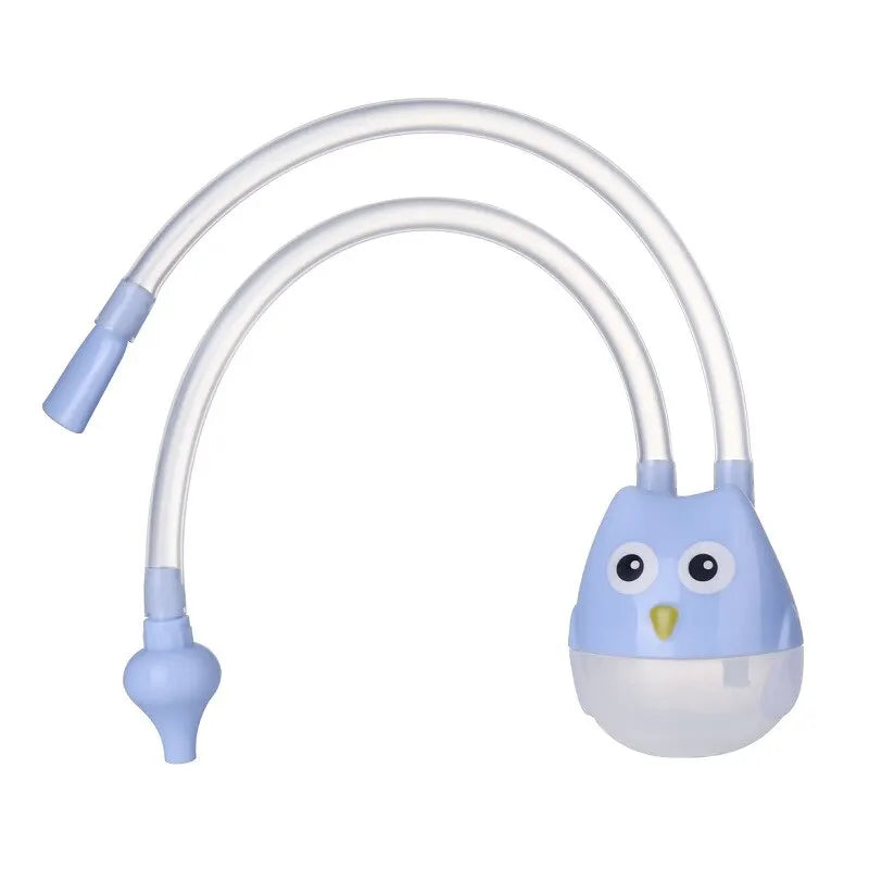 Aspirador Nasal para bebé, limpiador de absorción Nasal tipo succión bucal para bebé, tubo de succión Booger de silicona antireflujo
