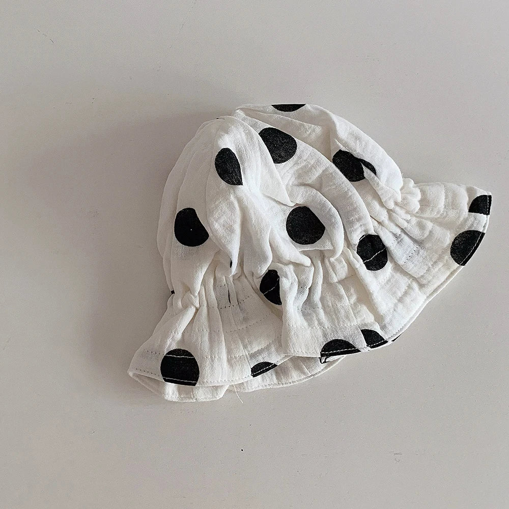 Sombrero de bebé de estilo coreano, sombrero de cubo para bebé recién nacido de verano, sombreros para el sol para niños, gorra de Panamá para niños, gorra de playa para viajes al aire libre, 1 unidad