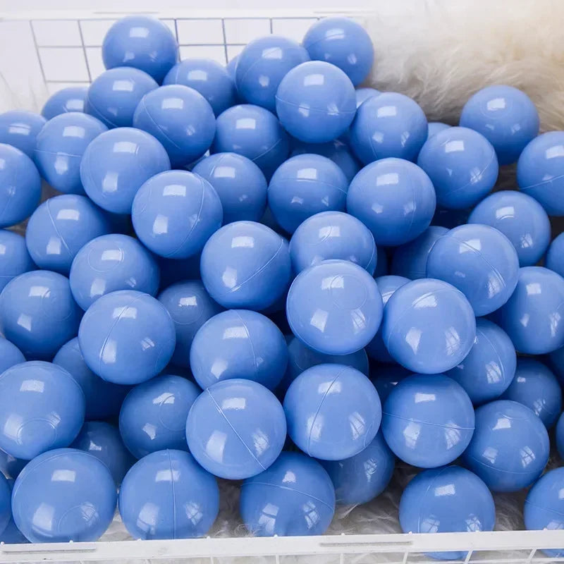 50 Uds. Bolas de plástico de colores para bebé, piscina de agua, pelota de ola oceánica, piscina para niños con aro de baloncesto, casa de juegos, tiendas de campaña al aire libre, accesorios de juguete