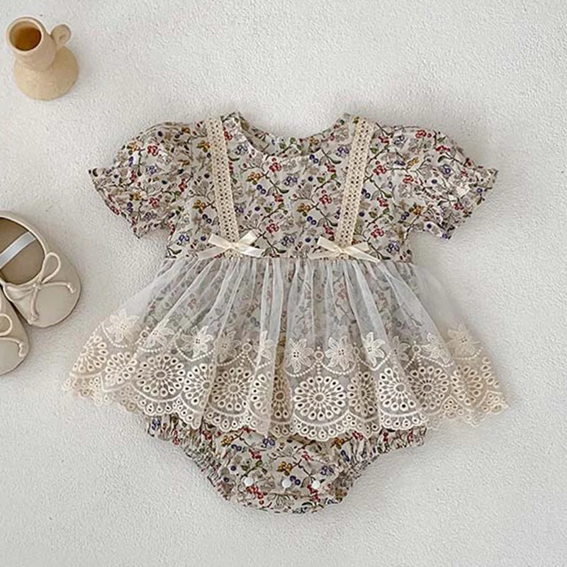 Body de verano para niña pequeña, mono sin mangas de algodón empalmado para niña recién nacida, ropa para niña de 0 a 24 meses, novedad de 2024