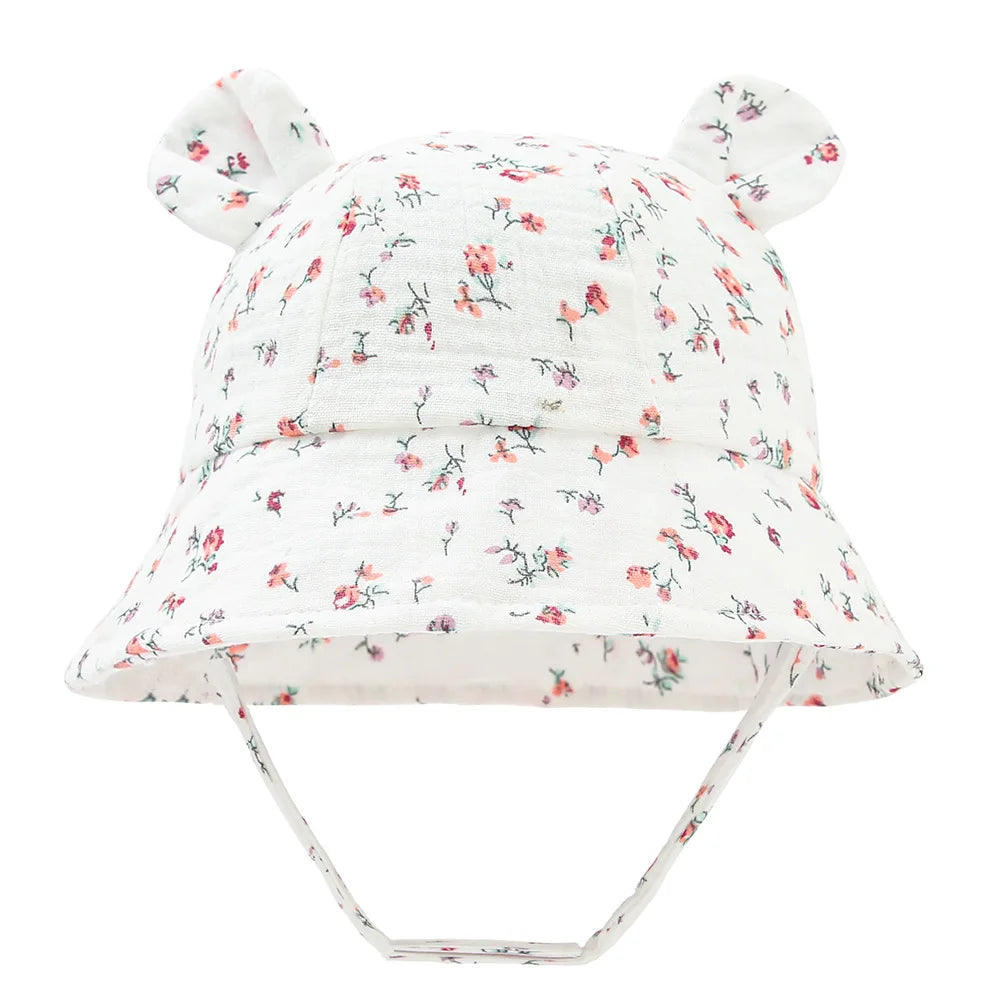 Sombrero de cubo para bebé, gorro de pescador de algodón para niño y niña, gorra de sol UV, accesorios infantiles