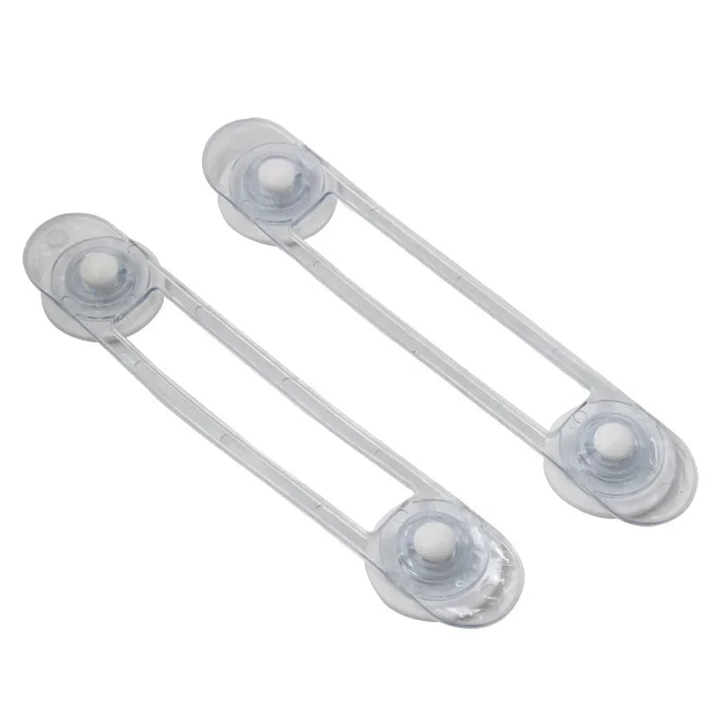 5 uds nuevos niños multifuncional seguridad transparente Anti-apertura cinturón suave cerradura de seguridad cerradura de cajón de bebé cerradura de refrigerador
