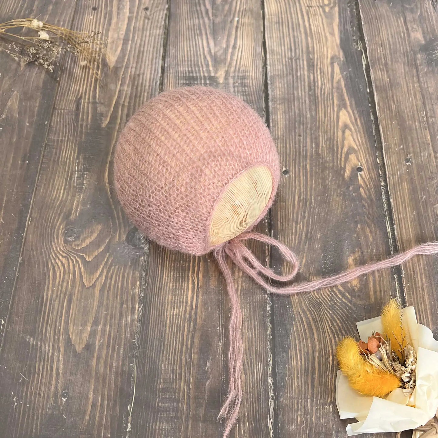 Accesorios de fotografía recién nacido elásticos Don & Judy, conjunto de envoltura con sombrero, Mohair tejido a mano suave, fondo para sesión de fotos de bebés, juegos de 2 uds.