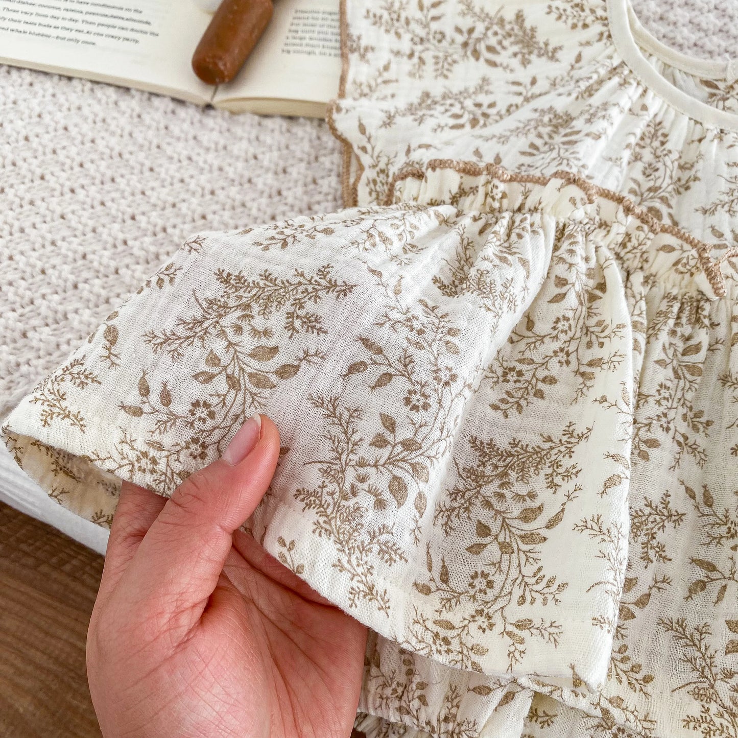 Pelele de verano para bebé, mono infantil, informal, Floral, Mangas de casquillo, 0 a 2 años