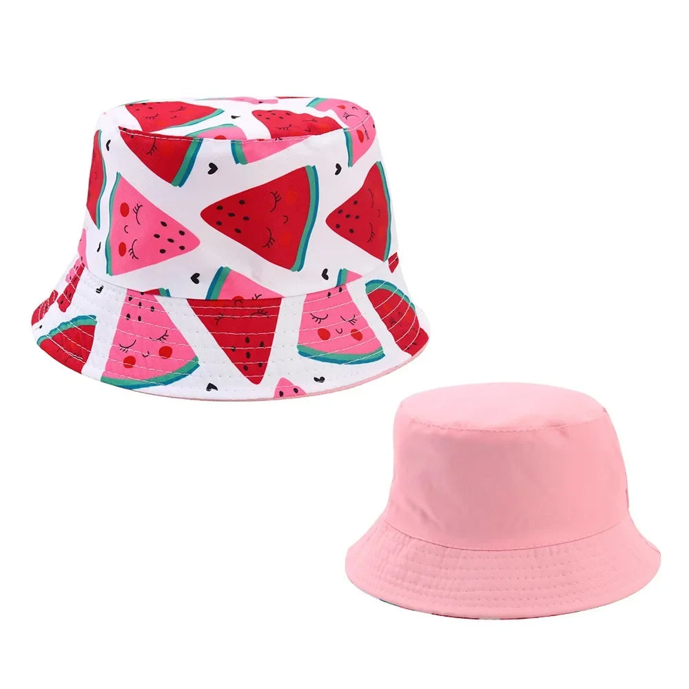 Sombrero de pescador de doble cara para bebé, bonito unicornio con letras bordadas, gorra de pescador para niños y niñas, sombrero para el sol para niño al aire libre para primavera y verano
