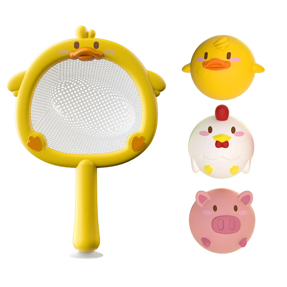Juguetes con luz LED para bebé, animales bonitos, juguete de baño, agua de natación, flotador de goma suave, pato luminoso de inducción para niños, regalos divertidos