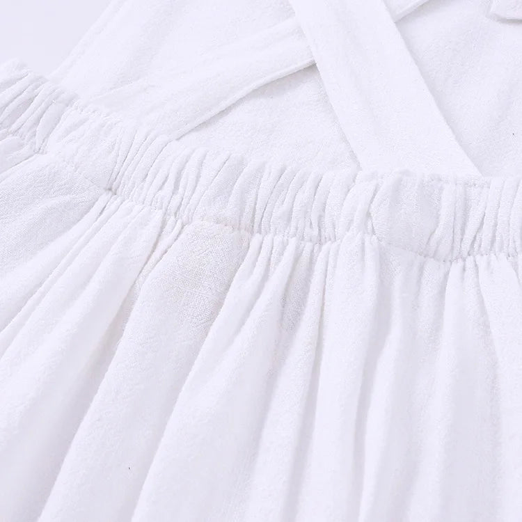 Ropa de moda para bebés recién nacidos, monos para niñas, ropa de algodón de Color sólido con cuello cuadrado, ropa de verano para bebés de 0 a 24 meses