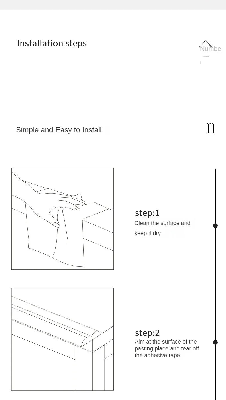 Tira de protección transparente de PVC para bebés con cinta de doble cara, protectores de esquina L para bordes de mesa de seguridad para niños, protectores de muebles