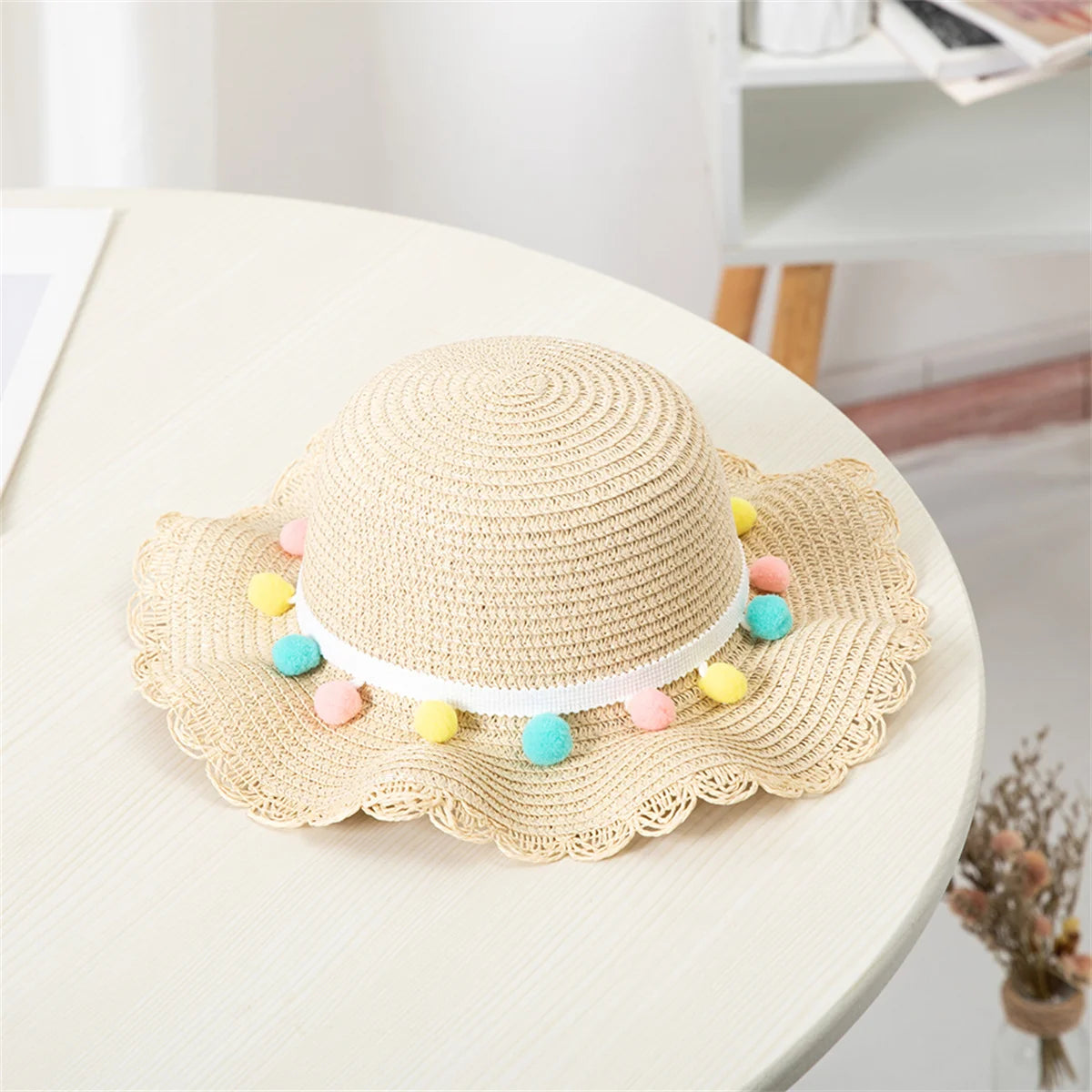 Niños Niñas moda de verano niños protector solar sombrero de paja bolsa para niñas sombrero fresco niña lindo transpirable BabyAccessories