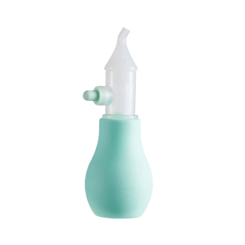 Aspirador Nasal de silicona para bebé, bomba de succión, limpiador de nariz, dispositivo de limpieza de nariz relajante, herramientas de limpieza Nasal