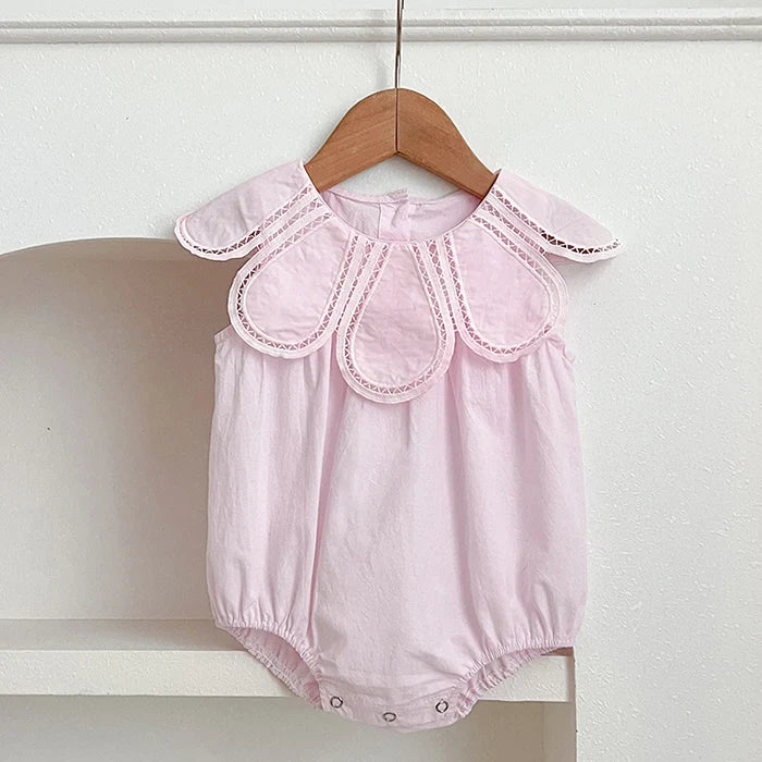 Body de verano para niña pequeña, mono sin mangas de algodón empalmado para niña recién nacida, ropa para niña de 0 a 24 meses, novedad de 2024
