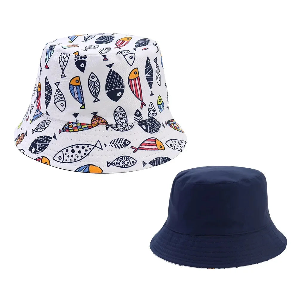 Sombrero de pescador de doble cara para bebé, bonito unicornio con letras bordadas, gorra de pescador para niños y niñas, sombrero para el sol para niño al aire libre para primavera y verano