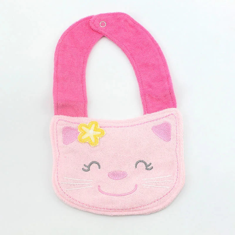 Baberos suaves para niñas, delantal para niños, accesorios para recién nacidos, artículos de material, cena de alimentación sólida, toalla de pato de Animal, niños pequeños
