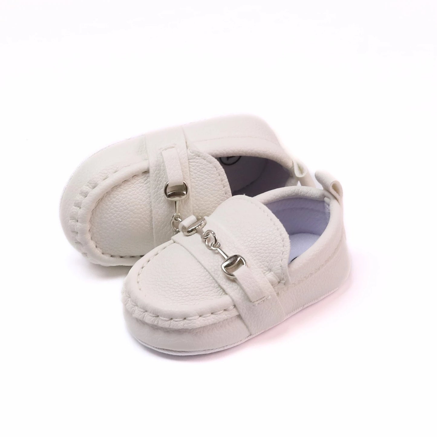Zapatos mocasines informales sin cordones para bebés, zapatos planos antideslizantes ligeros y cómodos para caminar en interiores y exteriores, primavera