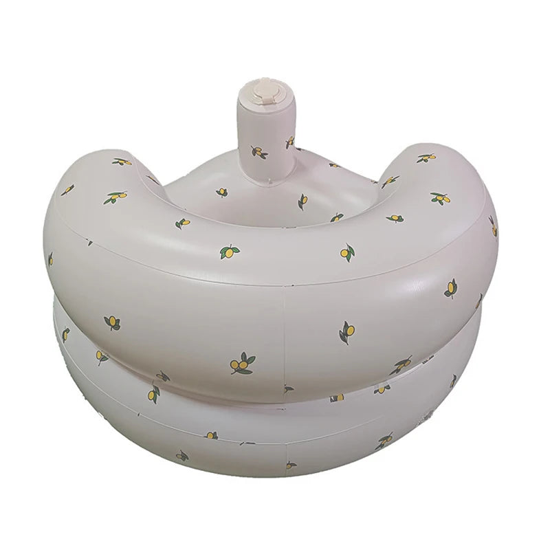 Asiento inflable para bebés de 3 a 36 meses, sofá para bebés con bomba de aire integrada, asiento Bumbo para aprender a sentarse, amamantar, acampar