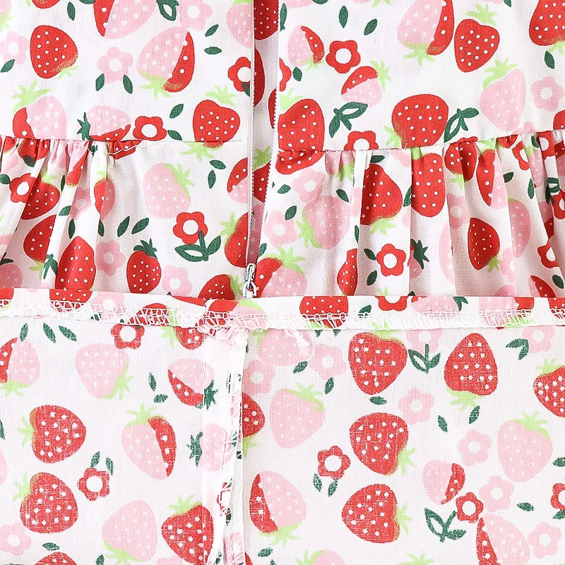 Vestido de verano para niña pequeña, versión coreana vestido Floral, elegante, algodón, pajarita, sombrero incluido